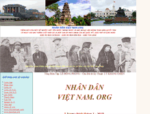 Tablet Screenshot of nhandanvietnam.org